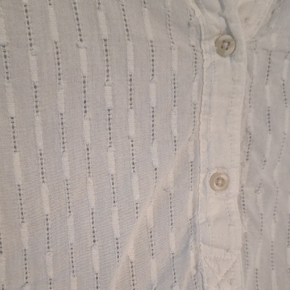 White Button-Up Shirt - Picture 3 of 3